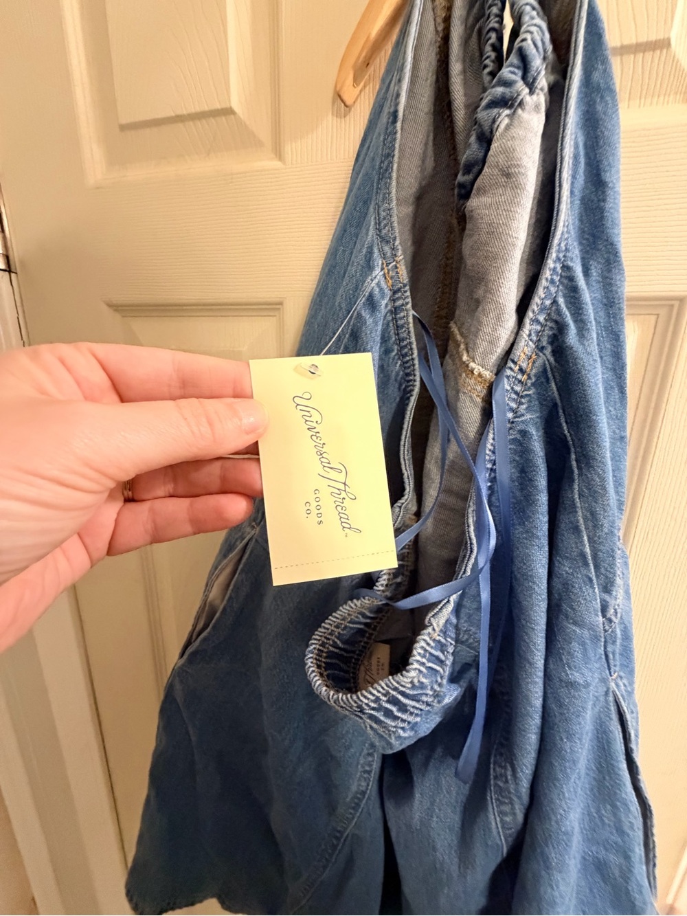 Universal thread Women's Blue Denim halter dress - XXL - Picture 5 of 6